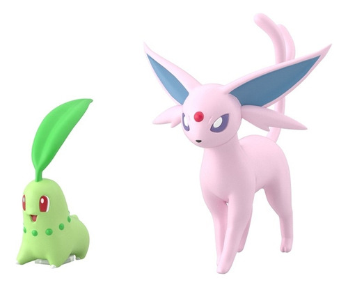 Pokemon Scale World Chikorita Y Espeon 