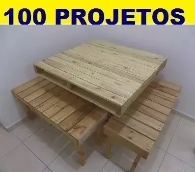 250 Projetos Construa Móveis Pallet Paletes Casas Madeiras