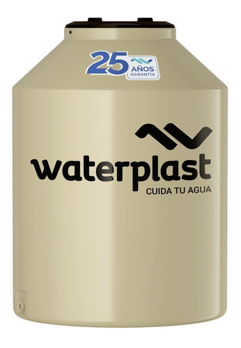 Tanque De Agua Waterplast Tricapa Color Crema 750 Litros
