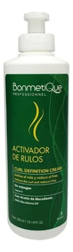 Crema De Peinar Activador De Rulos 300ml Bonmetique 