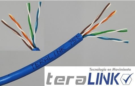 Cable Utp Cat 6 Rj45 Rollo 40 Metros Internet Red Voz Data