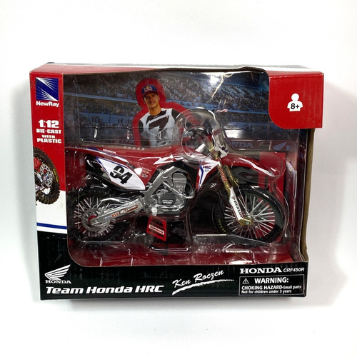 Moto Coleccion New Ray Esc 1:12 Honda Crf450r Ken Roczen