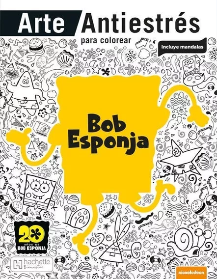 Bob Esponja - Arte Antiestrés - Stephen Hillenburg - Nuevo