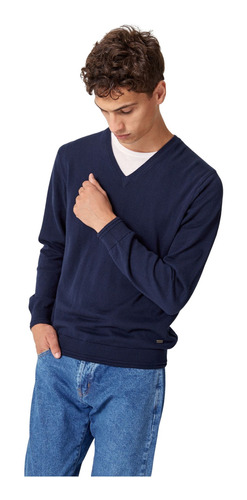 Sweater Cuello V 100% Algodon Hombre Prototype Suit V