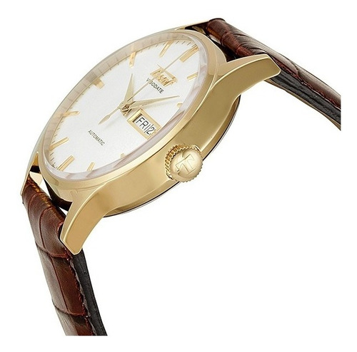 Relogio Tissot Visodate Automatico Gold Pvd T0194303603101