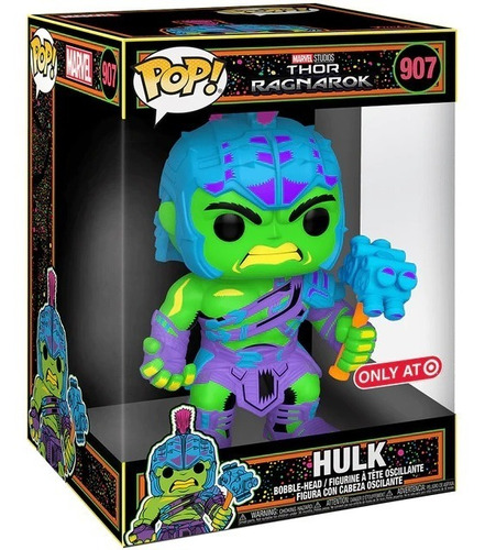 Funko Pop Hulk Blacklight Exclusivo Coleccionable Original