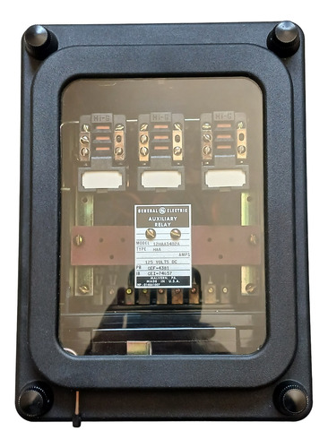 General Electric 12haa14b2a Auxiliary Relay Type Haa 