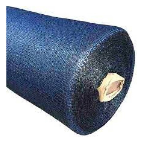 Rollo De Malla Sombra Azul 80% 4x100m Con Protección Uv 