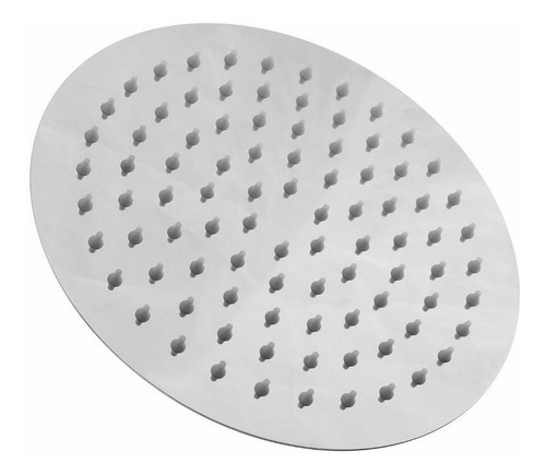 Imagen 2 de 10 de Flor Ducha Redonda 30cm Inox Caño 40cm 7052c C3 Aquaflex