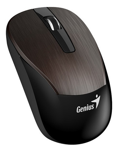 Mouse Genius Eco 8015 Inalambrico Wireless Recargable Usb Color Chocolate