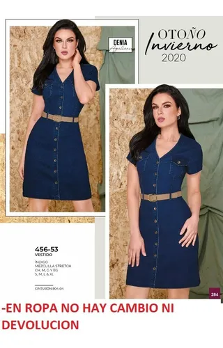 Vestido 2025 mezclilla cklass
