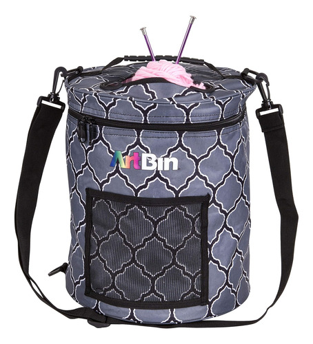 Artbin - Bolsa De Tela Para Tejer Y Ganchillo  Color Gris