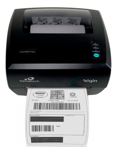 Impressora De Etiquetas Elgin L42 Pro Full Usb Ethernet