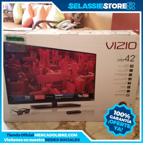 Televisor 3d Vizio Smart Tv E420d-a0 E-series De 42 Pulgadas