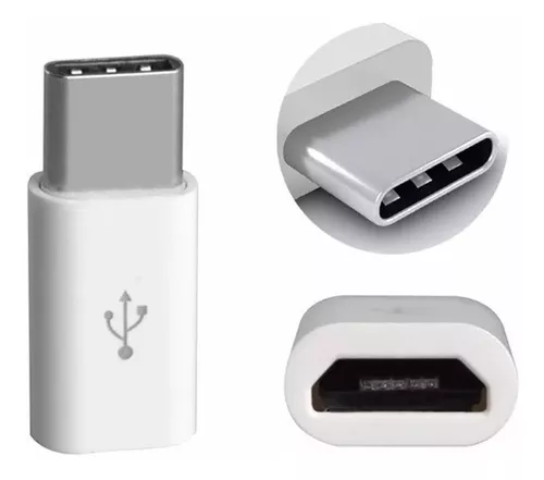 Adaptador Micro Usb Macho A Usb Tipo C Hembra