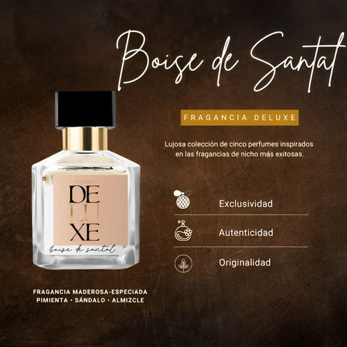 Perfume Fragancia Deuxe Zermat Boise De Santal 50