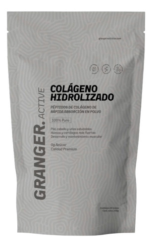 Colágeno Hidrolizado 100% Puro Granger Sin Sabor 250gr