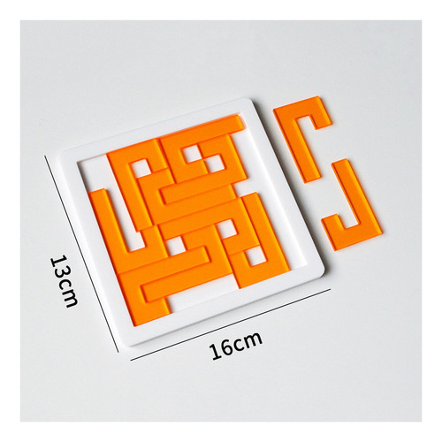 Puzzle F De Acrílico Translúcido De Alta Dificultad G1