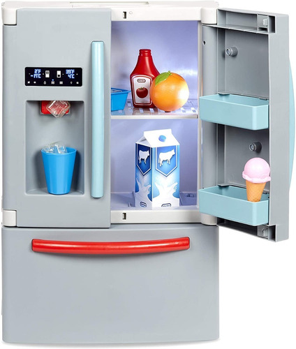 Nevera Refrigerador Realista Para Niños Hielo Little Tikes 