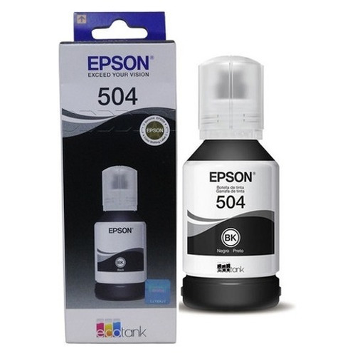 Tinta Recarga Epson Negra Ref 504 L4150/l4160/l6161/l6171/l6