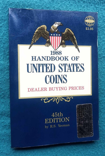 Libro Numismática Monedas Usa 1988 Colección Guía Inglés