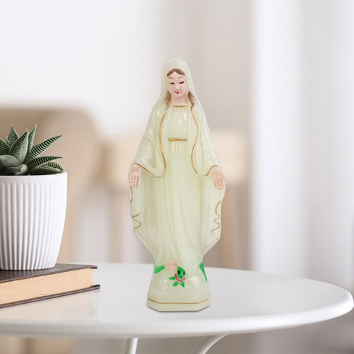 Figura Nórdica De La Santísima Virgen 15cm Luminoso