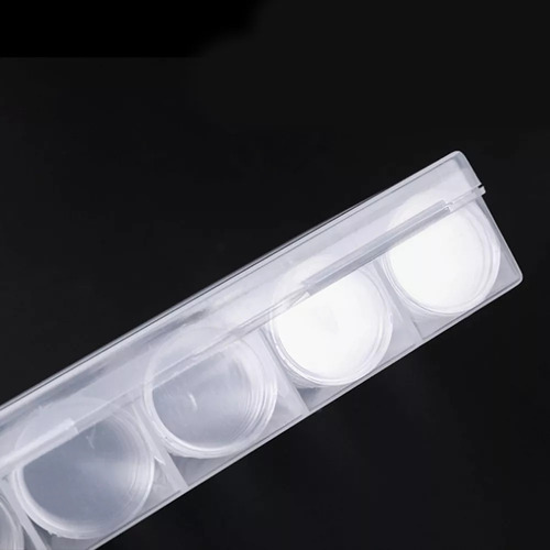Estuche Para Cápsulas De Monedas De 100 Piezas De 25 Mm Con