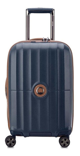 Maleta Carry On 55 Cm. Expandible Delsey St. Tropez Color Azul