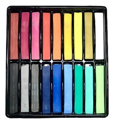 Giz Pastel Seco Com 18 Cores Básico Para Colorir E Pintar Paris