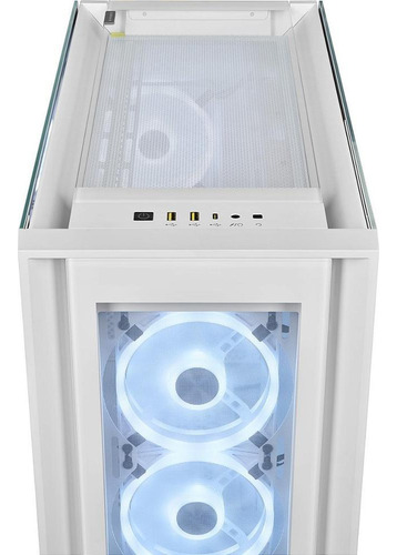 Gabinete Corsair Icue 5000x Rgb Ql Edition Branco Mid-tower