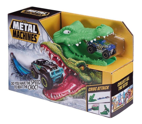 Pista Metal Machines - Croc Attack Color azul y verde