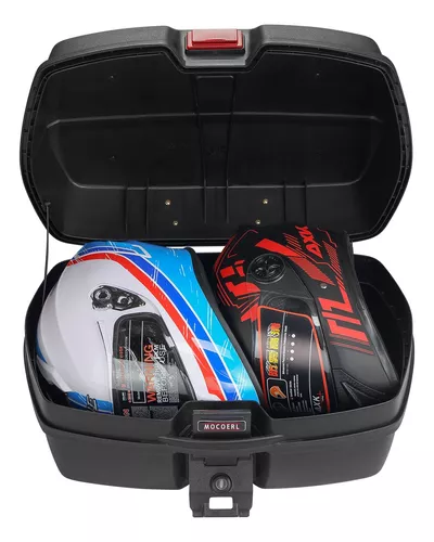 Maletero De Moto 2 Cascos Caja 45l Con Leds G&g Male003