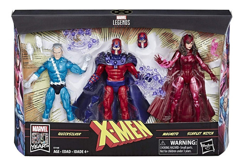 Marvel Legends Magneto, Quicksilver & Scarlet Witch 3pack