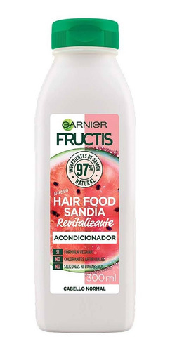 Imagen 1 de 1 de Acondicionador Garnier Fructis Hair Food Sandía Revitalizante 300ml