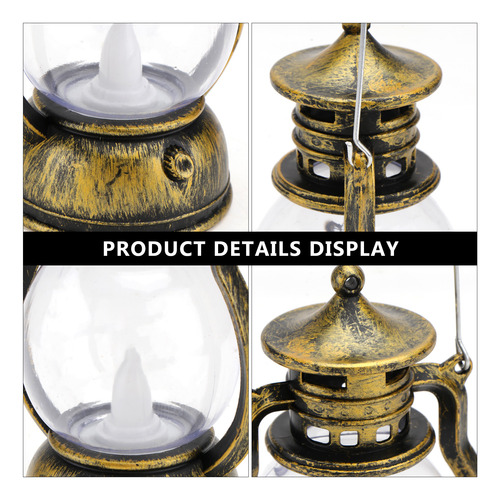 Lámpara De Queroseno De Estilo Retro, Linterna Decorativa, 1