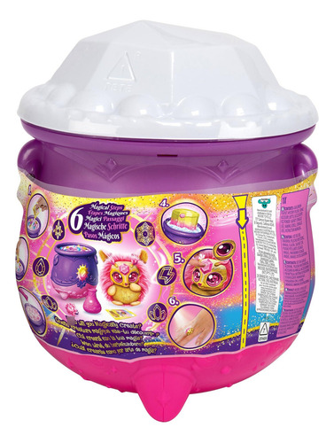 Caldero Sorpresa Magic Mixies Con Peluche Y Gemas Solares