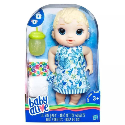 Boneca Baby Alive Hora Do Xixi Loira Nova Hasbro E0385