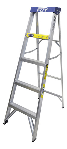 Escalera De Aluminio Tipo Tijera 4 Escalones Foy