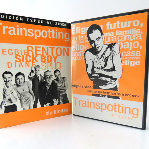 Dvd 006 Trainspotting / Sin Limites Edicion Especial 2 Dvds (Usado)