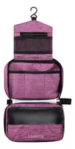 Comprar Neceser Portacosméticos Viaje Impermeable | Porta Cosméticos Marca Lookmy Color Violeta | Neceser Tipo Percha |