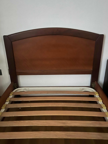 Cama Individual Madera Caoba