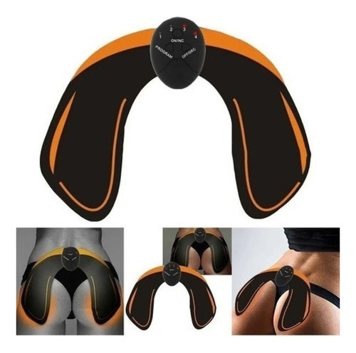 Kit Cinto Estimulador Tonificador Abdominal E Gluteos Usb