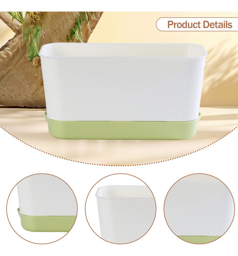 Caja De Ventana Swanter Saucer Adjunto Vegetales S Verde