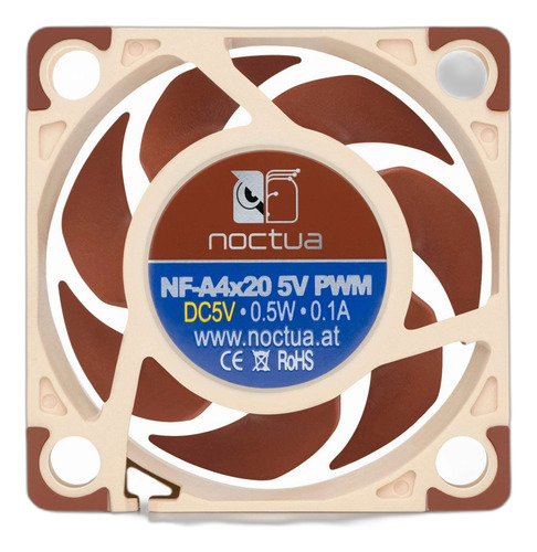 Noctua Nfa4x20 5v Pwm Premiumquality Ventilador De 40 Mm Sil
