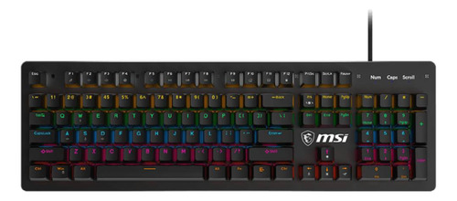 Teclado Gamer Msi Forge Gk300