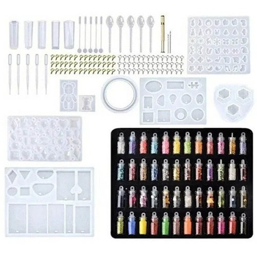 Imagen 1 de 7 de 277 Piezas De Molde De Resina Para Joyería De Cristal.