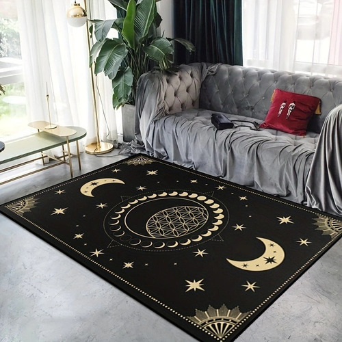 Alfombra De Sala De Estar Con Forma De Calavera Simple, Tota