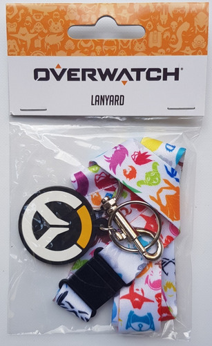 Overwatch Character Icon Lanyard / Charm Portagafete Nuevo !