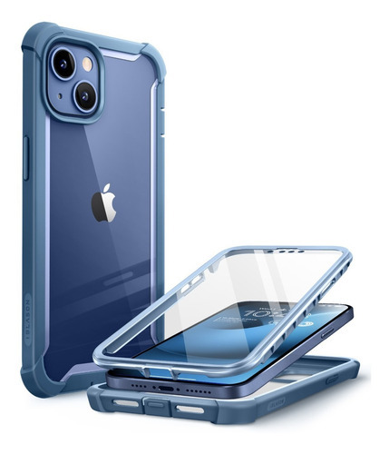 Funda I-blason Ares Con Mica Para iPhone 14 Max 6.7 2022 Color Azure Liso