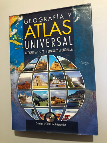 Libro Geografía Y Atlas Universal - Excelente Estado